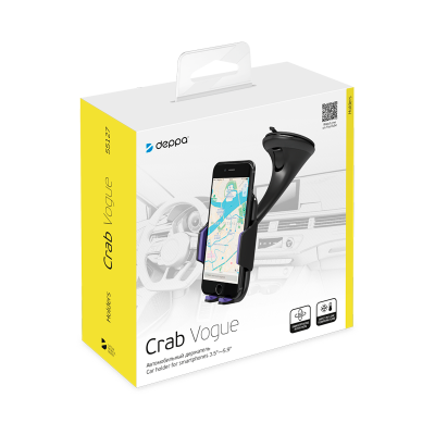 Держатель DEPPA Crab Vogue черный
