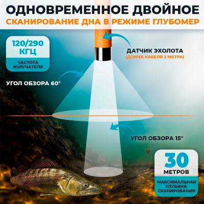 Эхолот CALYPSO FFS-02 COMFORT PLUS